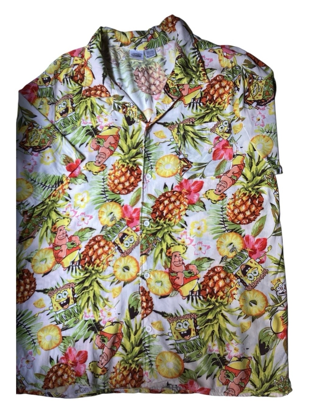 Nickelodeon Sponge Bob Hawaiian Shirt